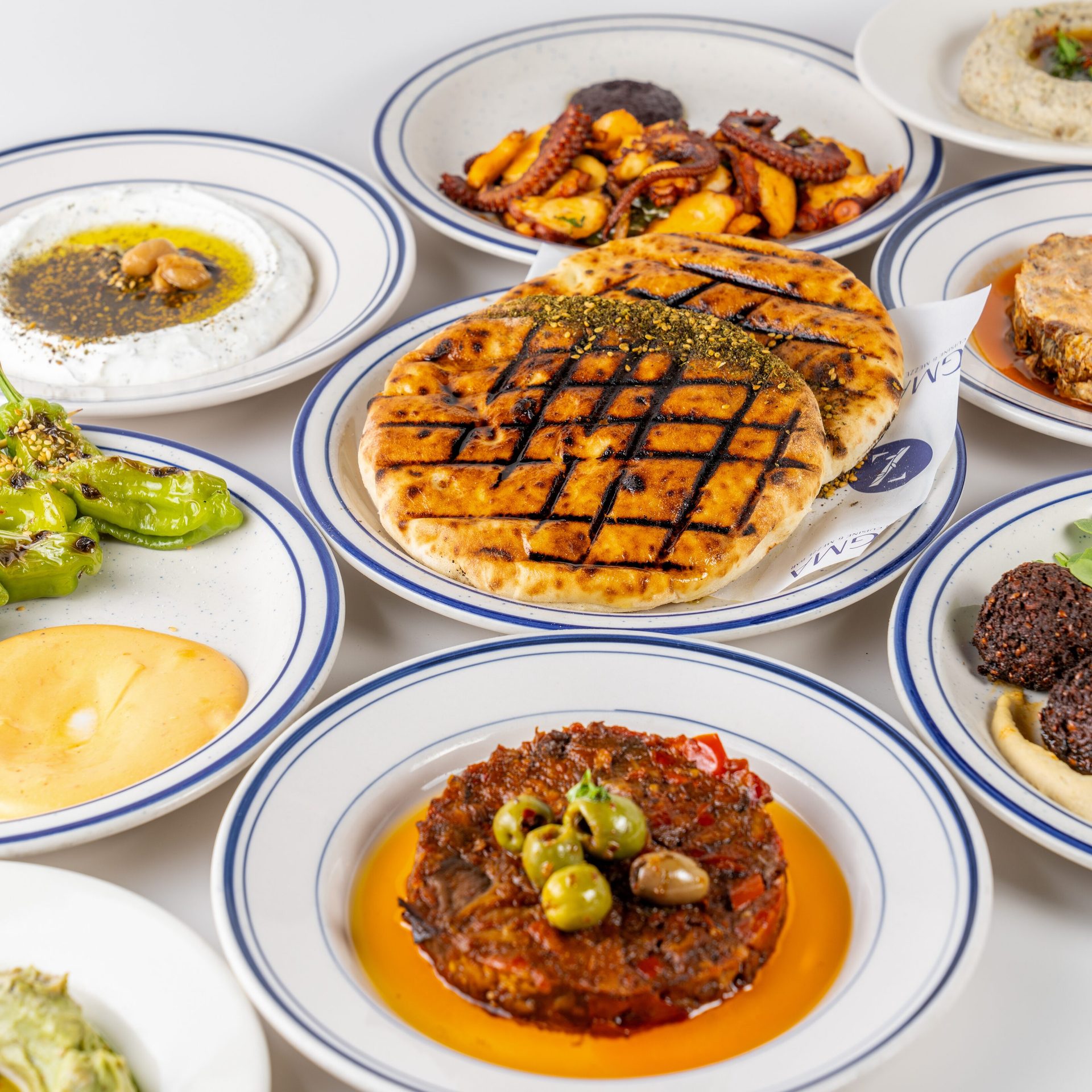 The mezze table