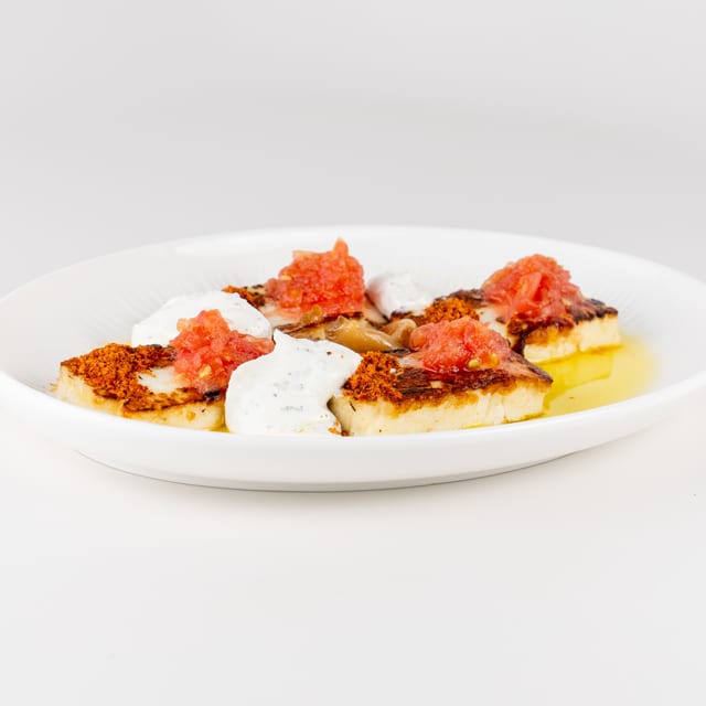 Grilled Halloumi.