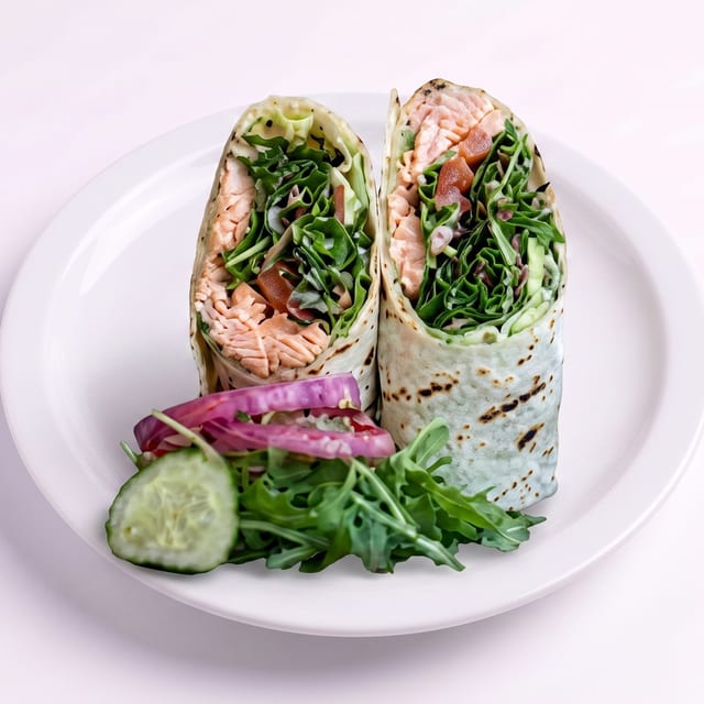 Beet Falafel Wrap.
