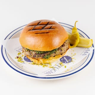 Pistachio Steak Burger