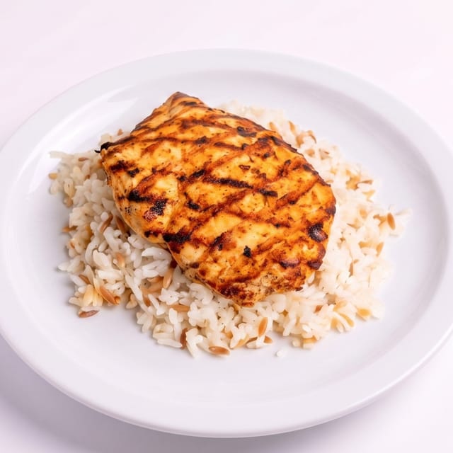 Grilled Chicken and Rice.