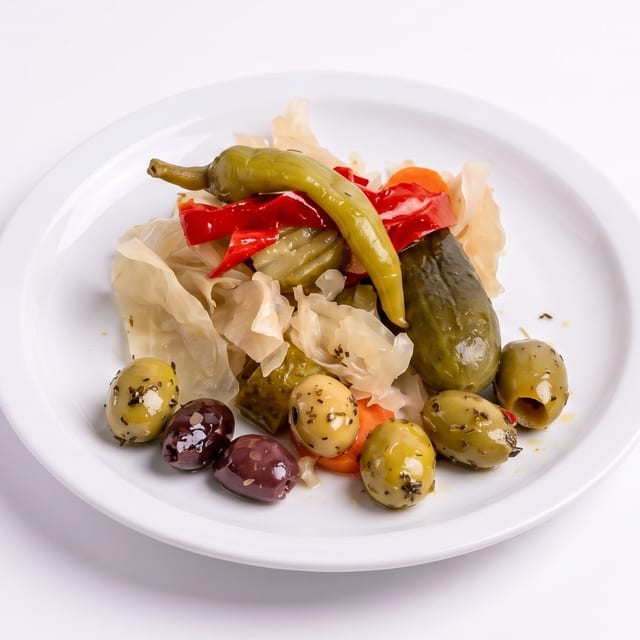 Olives & Pickles.