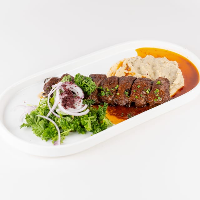 Steak Kebab.