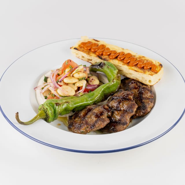 Keftah Piyaz Kebab.
